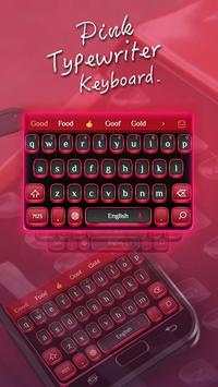 Pink typewriter keyboard screenshot 1
