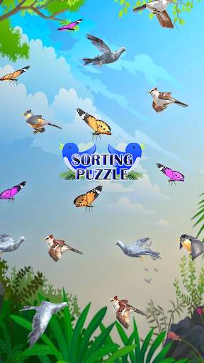 Flying Bird Sorting Puzzle screenshot 5