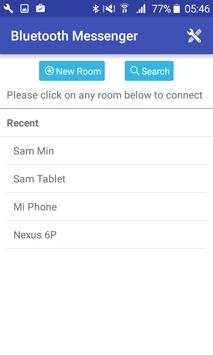 Bluetooth Messenger screenshot 1