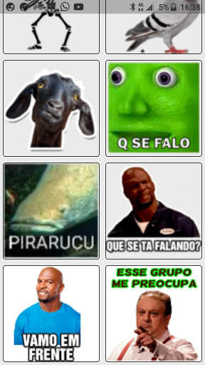Figurinhas engraçadas para WhatsApp screenshot 1