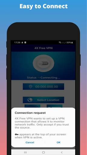 4X Free VPN : Power VPN - Unlimited Hotspot VPN screenshot 4