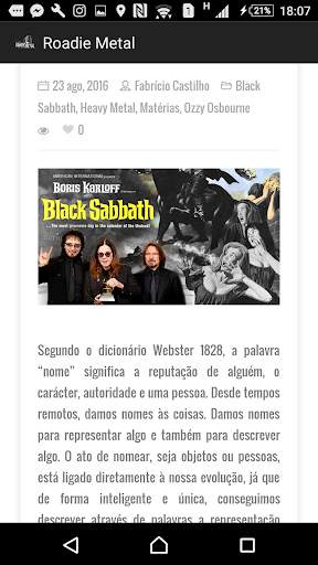 Roadie Metal, A Voz do Rock screenshot 7