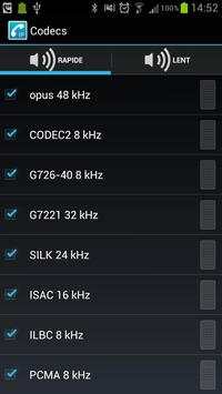 Codec Pack for CSipSimple скриншот 1