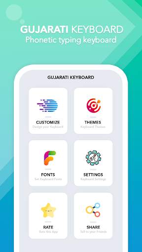 Gujarati Keyboard - english to gujarati typing screenshot 2