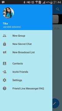 Friend Line Messenger screenshot 1