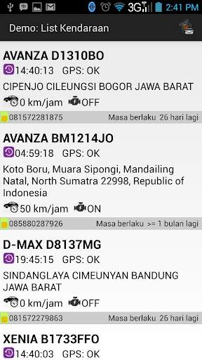lacak-mobil (GPS Tracker) screenshot 2