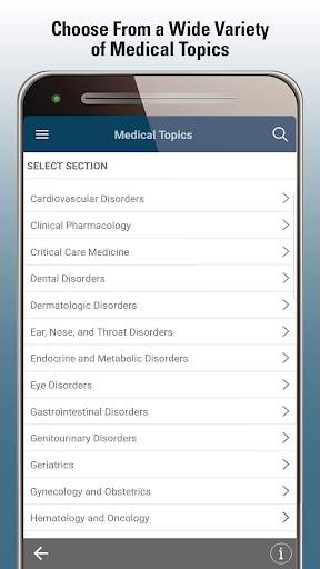 MSD Manual Professional screenshot 2
