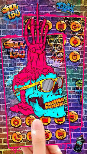 Skull Hand Themes Live Wallpapers screenshot 3
