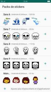 Stickers : Sans and Undertale for Whatsapp screenshot 5