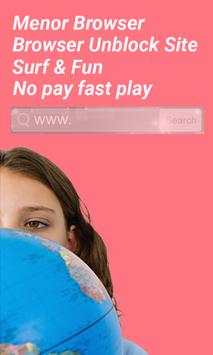Menor Browser - Browser Anti Blocking Site screenshot 1