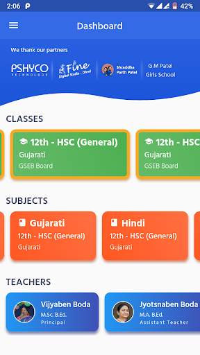 Education On The Way App - G M Patel School Dhrol screenshot 3