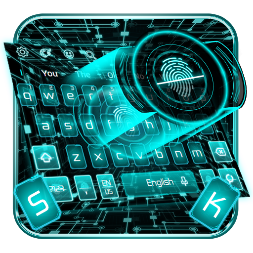Scanner Fingerprint Keyboard Theme icon