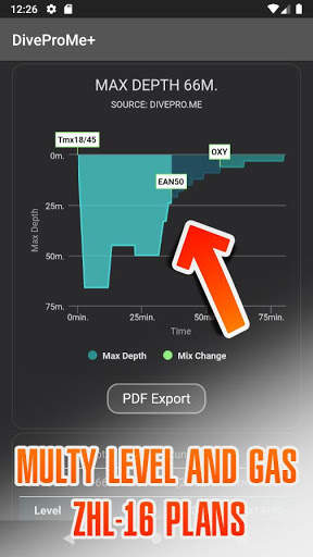 DiveProMe Scuba Technical Diving Planner screenshot 1