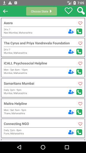 Emotional Support Helpline Directory screenshot 2