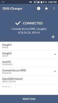 DNS - (no root 3G/4G/WiFi) screenshot 2