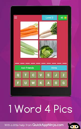 1 Word 4 Picture's Quiz (guess and Earn) स्क्रीनशॉट 16