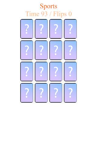 Memory Game - Sports screenshot 6