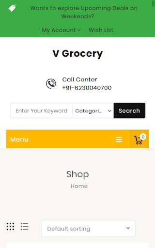V Grocery screenshot 1