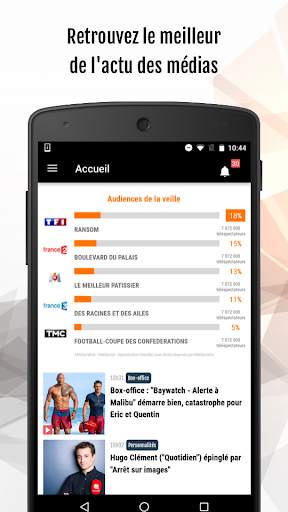 Puremédias : infos TV & médias screenshot 1