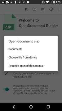 OpenOffice - LibreOffice - OpenDocument Reader 6 تصوير الشاشة