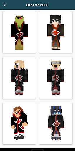 Akatsuki Skin for Minecraft PE screenshot 3