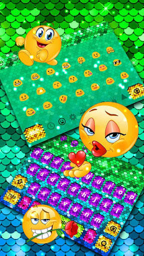 Sequins Heart Keyboard screenshot 3