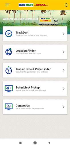 My Blue Dart App screenshot 4