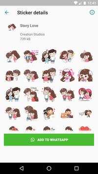 Love Romance Stickers For WhatsApp - WAStickersApp screenshot 4