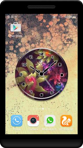 Neon Clock Live Wallpaper screenshot 2