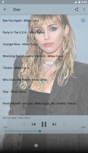 Miley Cyrus Best Of Music screenshot 2