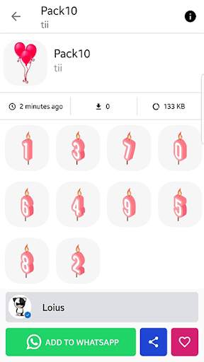 Stickers Happy birthday Animated for whatsapp🎊 screenshot 9