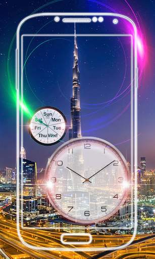 Dubai Clock Live Wallpaper screenshot 5