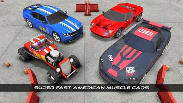 American Muscle Car Game: Driving School 2017 screenshot 23