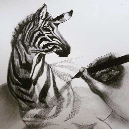 3D Charcoal Drawing 1.0