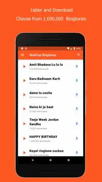 MobCup Ringtones screenshot 1