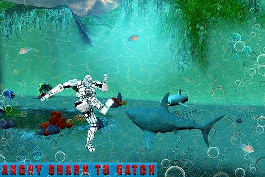 Robot Car: Angry Blue Shark screenshot 4
