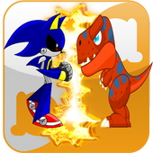 Robot Sonic VS Dino أيقونة