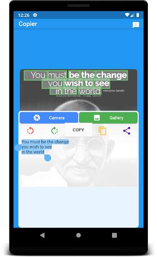 Copier - Copy text from image and QR Scanner screenshot 4