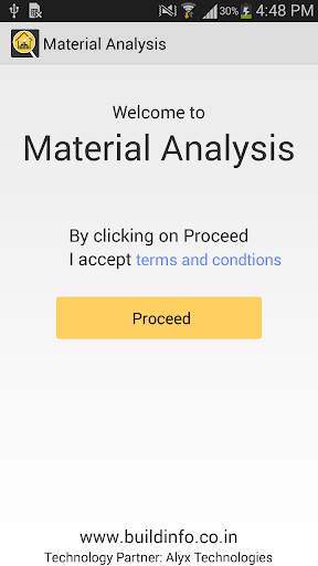 Material Analysis screenshot 1