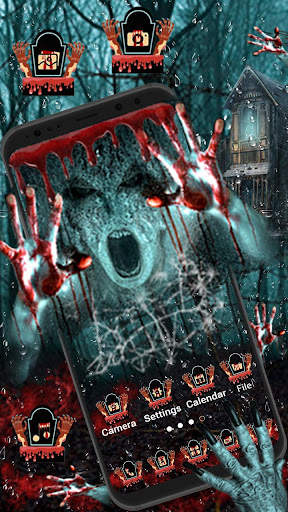 Scary Horror Launcher Theme Li screenshot 1