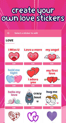 Love Stickers - WASticker screenshot 2