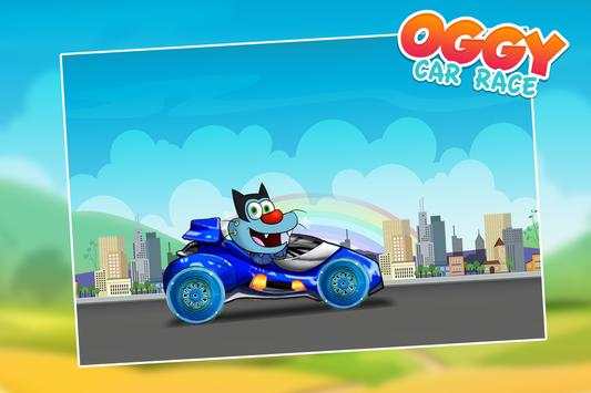 Oggy Car Racing Game screenshot 1