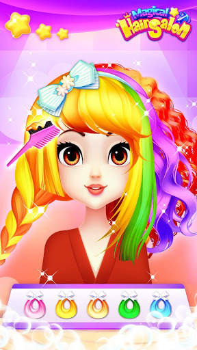 Magical Hair Salon: Girl Makeover screenshot 5