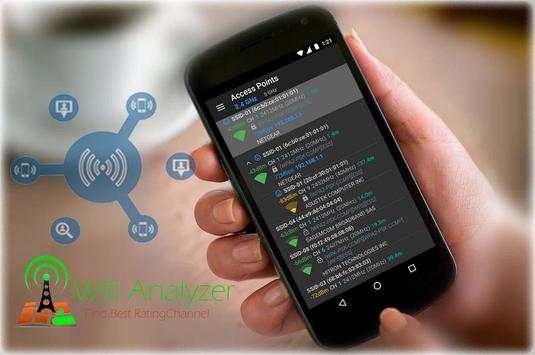 Wifi Analyzer 2017 screenshot 1