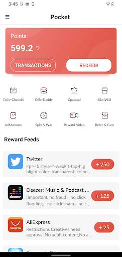 Pocket- Make Money&Earn Cash screenshot 1