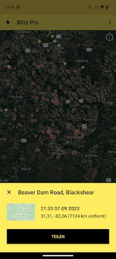 Mein Blitz-Tracker screenshot 1