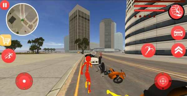 Iron Stickman Rope Hero screenshot 3