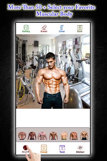 Bodybuilding Photo Editor : Photo Cut screenshot 1