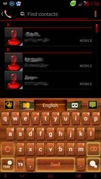 Wood Keyboard screenshot 1