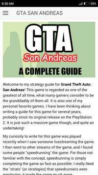 WALKTHROUGH - GTA SAN ANDREAS | A COMPLETE GUIDE screenshot 1